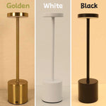 LED Rechargeable Touch Metal Table Lamp